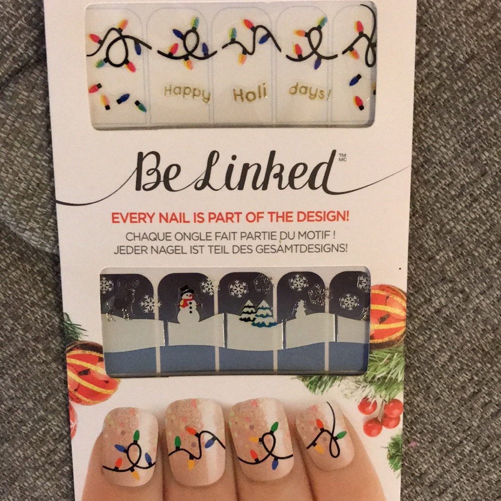 Fall and Winter quartet of decorative nail stickers 💅 - Picture 3 of 5